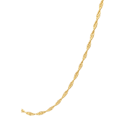 Złoty łańcuszek 3mm skrętka 375 9 karat