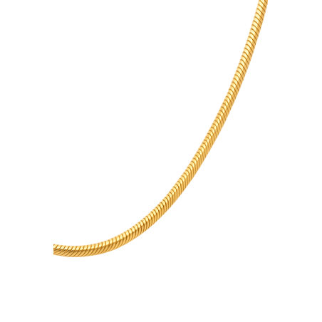 Złoty łańcuszek wąż snake 3mm 585 14 karat