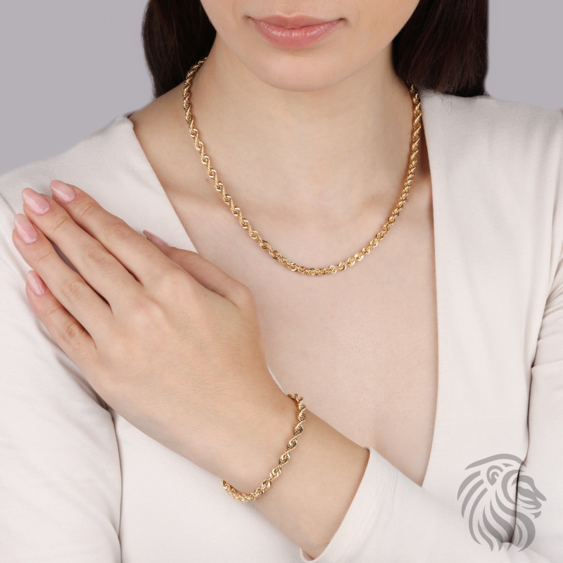 Złoty łańcuszek Korda – elegancja i trwałość | Złoty Łańcuch