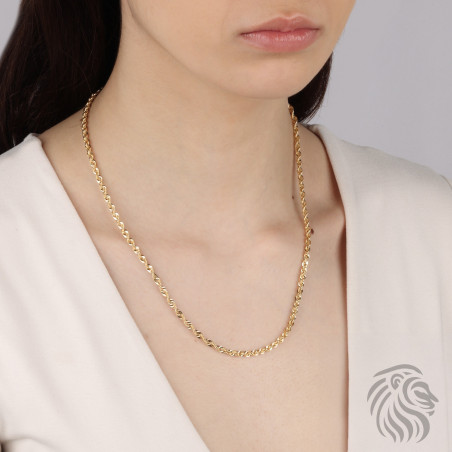 Złoty łańcuszek Korda 3 mm – kobieca elegancja | Złoty Łańcuch