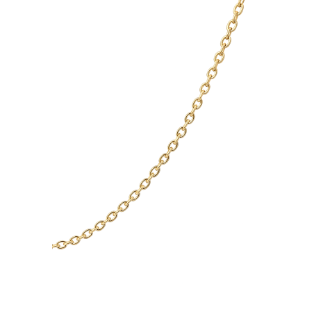 Elegancki złoty łańcuszek typu rolo 585 14 karat 1mm