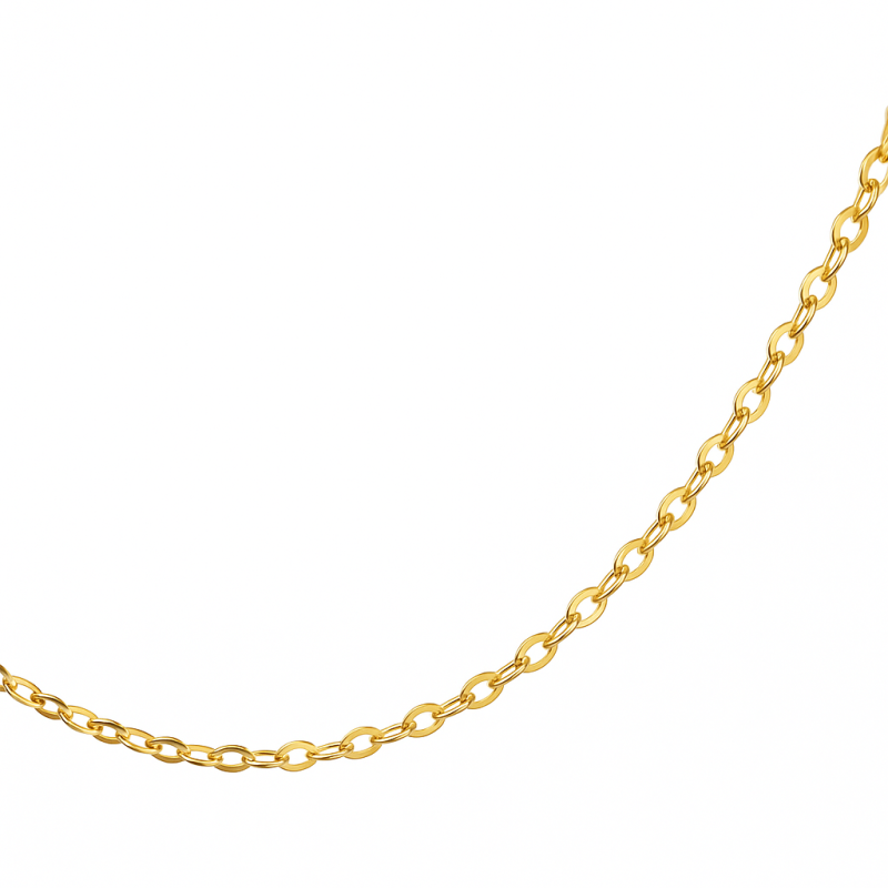 Złoty łańcuszek typu rolo 2mm 585 14 karat
