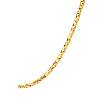 Złoty łańcuszek snake 1,5 mm – elegancja i elastyczność |Złoty Łańcuch