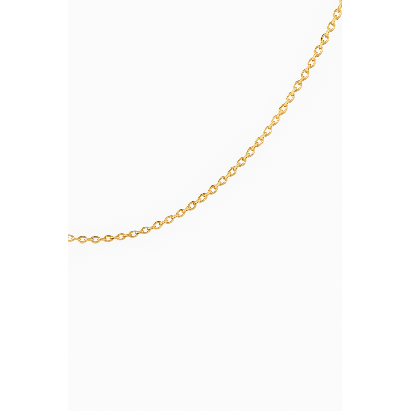 Złoty łańcuszek golden Ankier 375 9 karat 1mm
