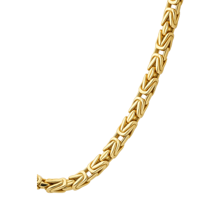 Złoty łańcuszek królewski 9K 4,5 mm