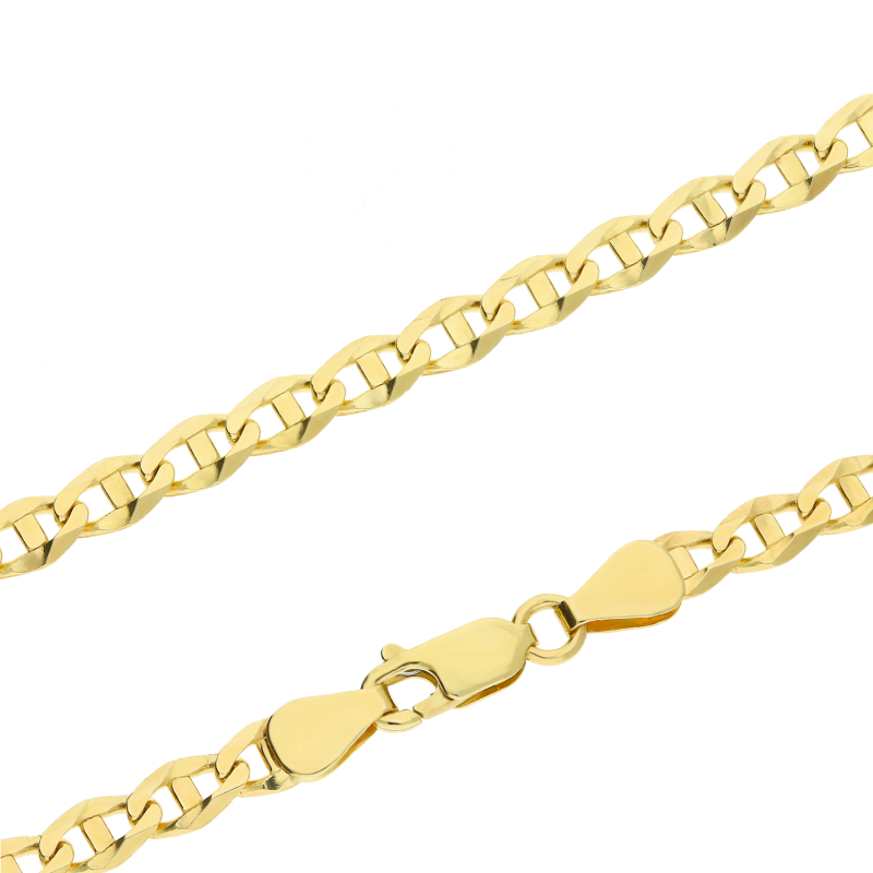 Elegancki złoty łańcuszek Gucci 5mm 375 9 karat