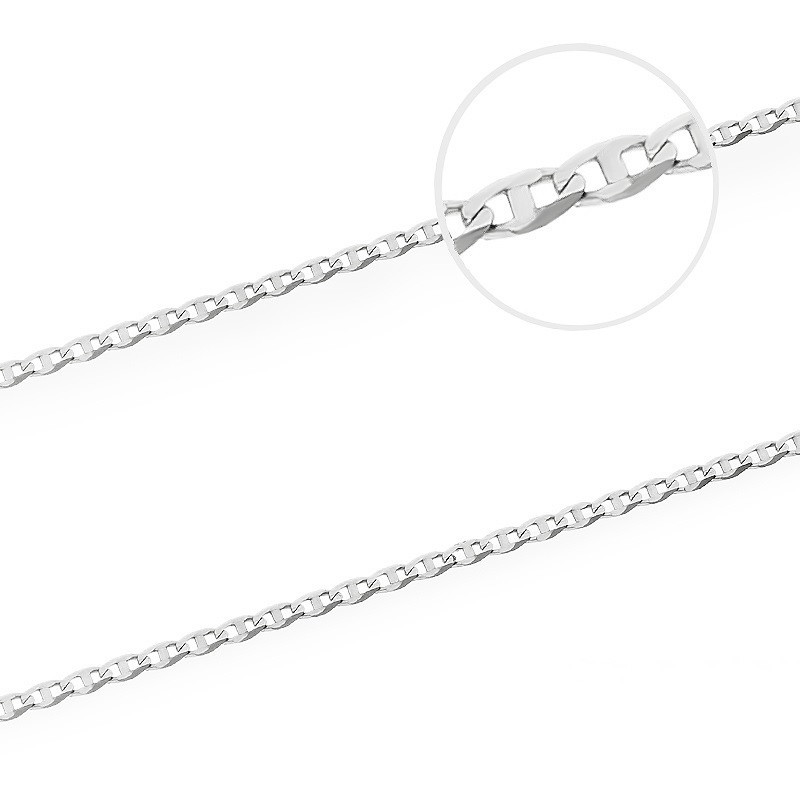 Łańcuszek z białego złota 585 Gucci 3mm